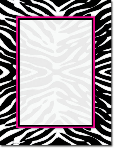 Paper So Pretty - Blank Designer Papers (Zebra)