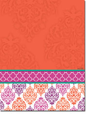 Paper So Pretty - Blank Designer Papers (Damask Elegance) (DP1186)