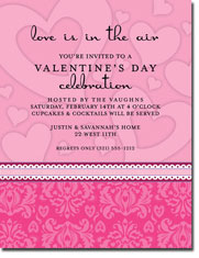 Paper So Pretty - Designer Papers (Pink Hearts and Damask) (DP1121)