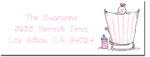 Blue Mug Designs Return Address Labels - Girl On The Beach (BTL-001)