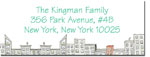 Blue Mug Designs Return Address Labels - Cityscape (BTL-109)