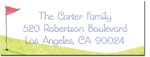 Blue Mug Designs Return Address Labels - Girl Golfer (BTL-821)
