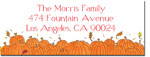 Blue Mug Designs Return Address Labels - Girl Pumpkin Patch (BTL-849)