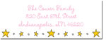 Blue Mug Designs Return Address Labels - Girl High Chair (BTL-866)