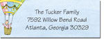 Blue Mug Designs Return Address Labels - Girl Balloon (BTL-875)