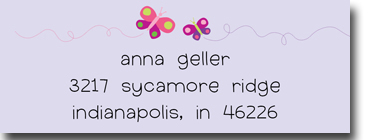 Boatman Geller Address Label - Butterfly (19528)
