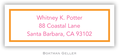 Boatman Geller - Custom Address Labels (Classic Border #2) (105A+B15)