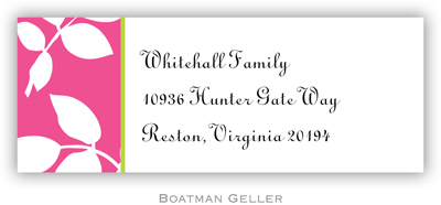 Boatman Geller - Custom Address Labels (Silo Leaves) (305A+P02+A12)