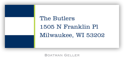 Boatman Geller - Custom Address Labels (Awning Stripe) (385A+P03+A12)