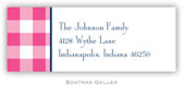 Boatman Geller - Custom Address Labels (Classic Check) (615A+P02+A03)