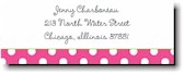 Boatman Geller Address Labels - Pink Polka Dot (16538)