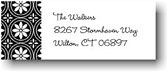 Boatman Geller Holiday Address Labels - Medallion Black (#17540)