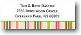 Boatman Geller Holiday Address Labels - Thin Holiday Stripe (#17575)