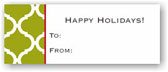 Boatman Geller Holiday Address Labels - Ann Tile Green (18521)