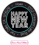 Bonnie Marcus Personalized Return Address Labels - New Year Pop