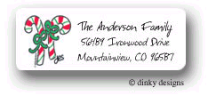 Dinky Designs Holiday Cards - Candy Cane Lane