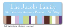 Dinky Designs - Holiday Address Labels (Cocoa sage dots ) (RA-795C-03)