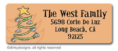 Dinky Designs - Holiday Address Labels (Christmas is a beach) (RA-826C)