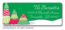 Dinky Designs - Holiday Address Labels (Christmas tree row) (RA-839C-03)