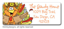 Dinky Designs - Holiday Address Labels (Thomas Turkey) (RA-842T)