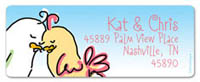 Dinky Designs Address Labels - We Met Online Love Birds (RA-920W)
