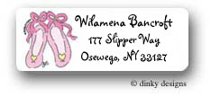 Dinky Designs Address Labels - Ballet slippers (RAL-008B)