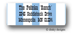 Dinky Designs Address Labels - All-American (RAL-096A)