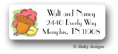 Dinky Designs Address Labels - Fallen leaves (RASH-012F)