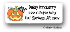 Dinky Designs Address Labels - Jack o'lantern (RASH-013J)