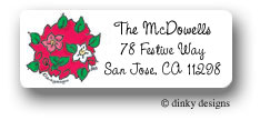 Dinky Designs Address Labels - Merry topiary cluster (RASH-017M-02)