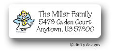 Dinky Designs Address Labels - Christmas angel (RASH-020C-03)
