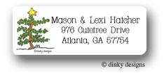 Dinky Designs Address Labels - Angelic star (RASH-162A)
