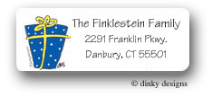 Dinky Designs Address Labels - Present Hanukah (RASH-310P)