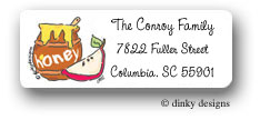 Dinky Designs Address Labels - Honey jar (RASH-311H)