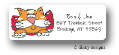 Dinky Designs Address Labels - Cat face (RASH-314C)