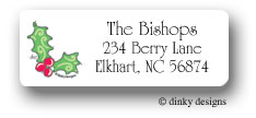 Dinky Designs Address Labels - Holly berry Christmas (RASH-409H_01)