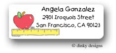 Dinky Designs Address Labels - Apple rules (RAV-026A)