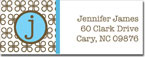 I'm Inkpressed Return Address Labels - Choco Shapes (Holiday Papers #RAL-1206)