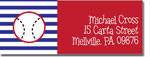 I'm Inkpressed Return Address Labels - Baseball (Holiday Papers #RAL-1236)