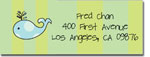I'm Inkpressed Return Address Labels - Blue Whale (Holiday Papers #RAL-1246)
