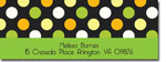 I'm Inkpressed Return Address Labels - Lime Dots (Holiday Papers #RAL-1257)