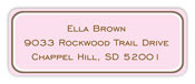 Inkwell Address Labels - Blush Ribbon (R1-778Z)