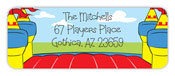 Inkwell Address Labels - Bounce Kids (R1-785Z)