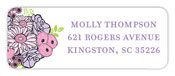 Inkwell Address Labels - Bouquet Bride (R1-805Z)