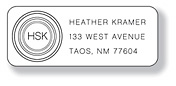 Inkwell Address Labels - Dial (A-12)