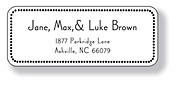 Inkwell Address Labels - Dot Edge (A-16)