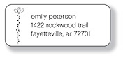 Inkwell Address Labels - Bloom (A-18)
