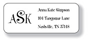 Inkwell Address Labels - Gypsy Girl (A-23)