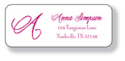 Inkwell Address Labels - Feminine (A-25)