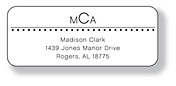 Inkwell Address Labels - Tiny Dots (A-26)